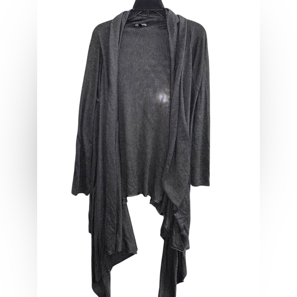 Cable & Gauge Charcoal Knit Cardigan Sweater Size M/L